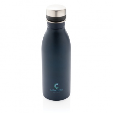 Logotrade promotional item picture of: RCS Recycled stainless steel deluxe water bottle