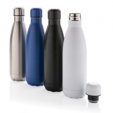 Logo trade promotional giveaways picture of: Eureka RCS certified re-steel single wall water bottle