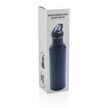 Logo trade promotional giveaway photo of: Deluxe stainless steel activity bottle