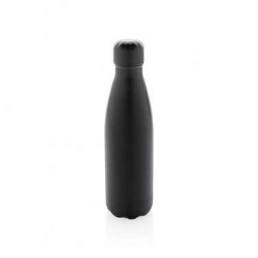 Logo trade promotional gifts picture of: Solid colour vacuum stainless steel bottle 500 ml