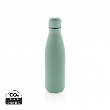 Logotrade promotional giveaway image of: Solid colour vacuum stainless steel bottle 500 ml