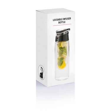 Logo trade advertising products image of: Lockable infuser bottle