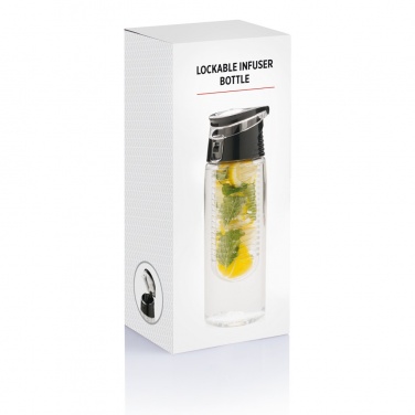 Logo trade promotional giveaway photo of: Lockable infuser bottle