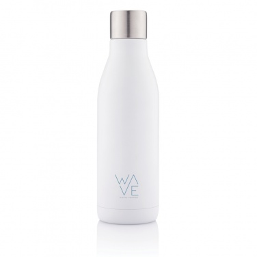 Logo trade promotional merchandise image of: UV-C steriliser vacuum stainless steel bottle