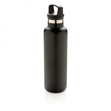 Logo trade business gifts image of: Vacuum insulated leak proof standard mouth bottle