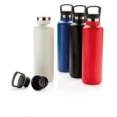 Logo trade business gift photo of: Vacuum insulated leak proof standard mouth bottle