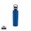 Vacuum insulated leak proof standard mouth bottle, blue