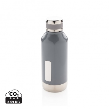 Logo trade promotional items picture of: Leak proof vacuum bottle with logo plate