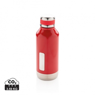 Logotrade promotional merchandise photo of: Leak proof vacuum bottle with logo plate