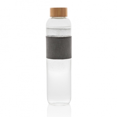 Logotrade corporate gift picture of: Impact borosilicate glass bottle with bamboo lid