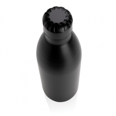 Logo trade corporate gifts picture of: Solid colour vacuum stainless steel bottle 1L