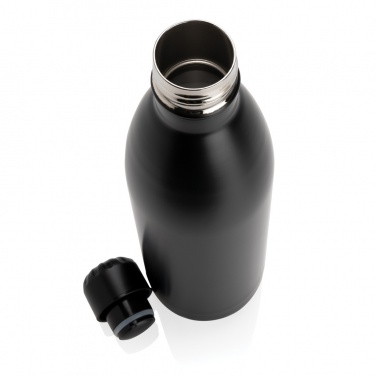 Logo trade advertising product photo of: Solid colour vacuum stainless steel bottle 1L