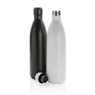 Logo trade promotional merchandise picture of: Solid colour vacuum stainless steel bottle 1L