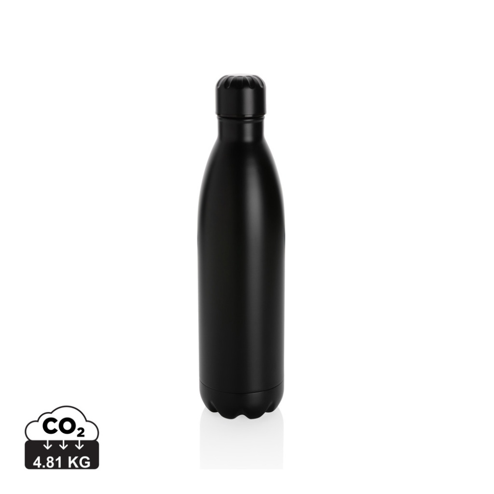 Logo trade promotional item photo of: Solid colour vacuum stainless steel bottle 750ml