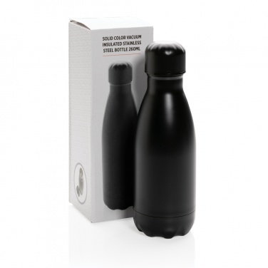 Logotrade business gift image of: Solid colour vacuum stainless steel bottle 260ml