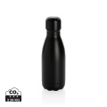 Solid colour vacuum stainless steel bottle 260ml, black