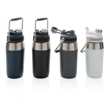 Logo trade promotional items image of: Vacuum stainless steel dual function lid bottle 500ml