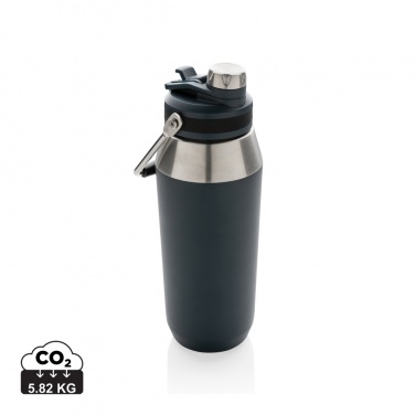 Logo trade promotional gifts image of: Vacuum stainless steel dual function lid bottle 1L