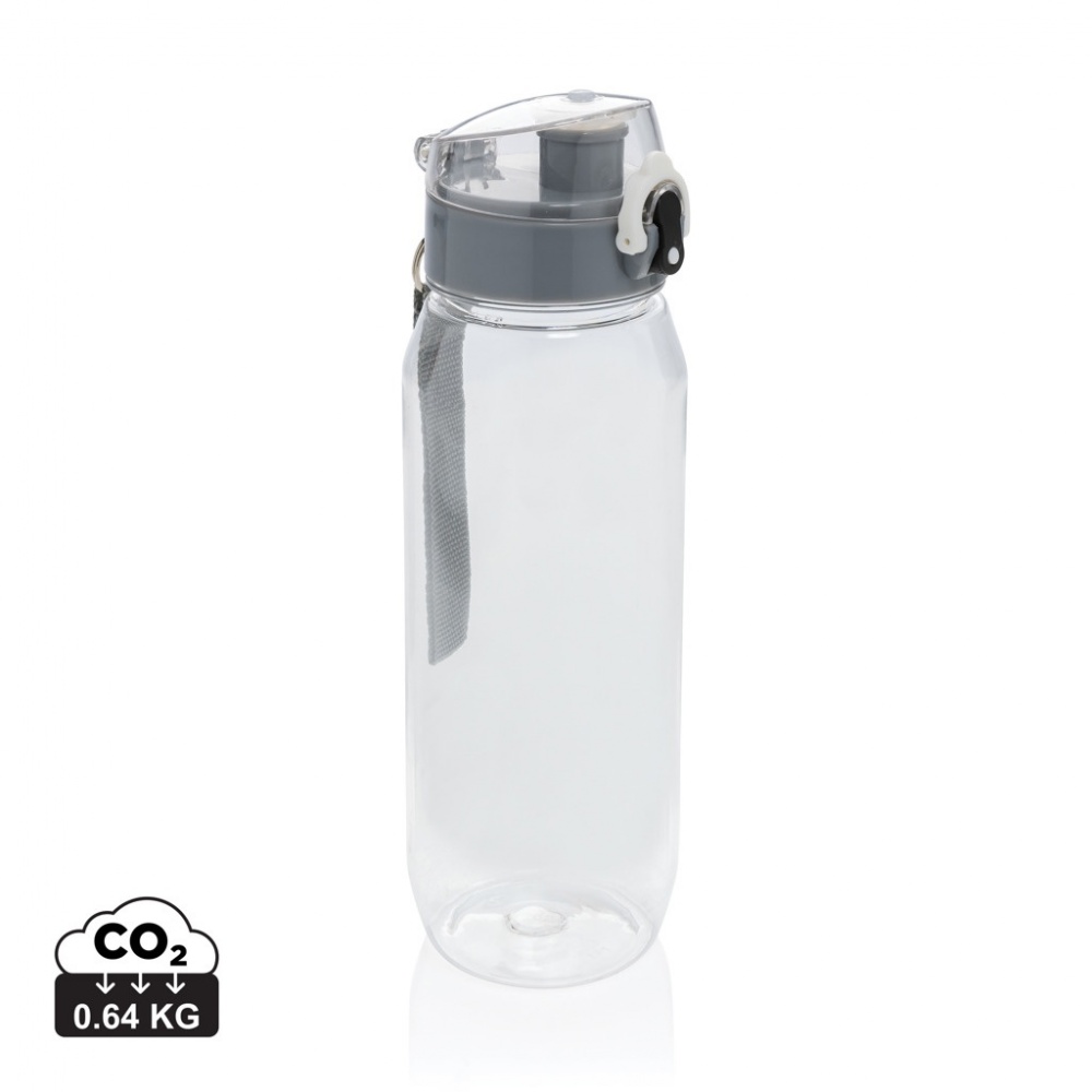 Logo trade promotional giveaway photo of: Yide RCS Recycled PET leakproof lockable waterbottle 800ml