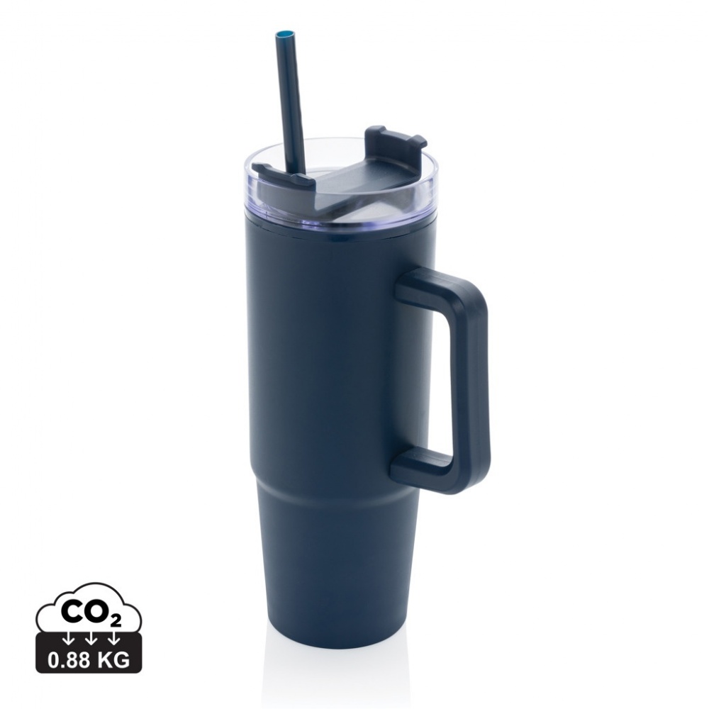 Logotrade advertising products photo of: Tana RCS plastic tumbler with handle 900ml