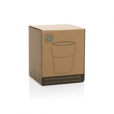 Logo trade promotional merchandise photo of: Clark RCS double wall coffee cup 300ML