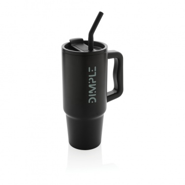 Logo trade promotional items image of: Embrace deluxe RCS recycled stainless steel tumbler 900ml