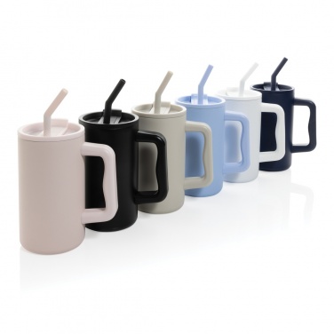 Logo trade promotional item photo of: Cube RCS certified recycled steel mug 800ml