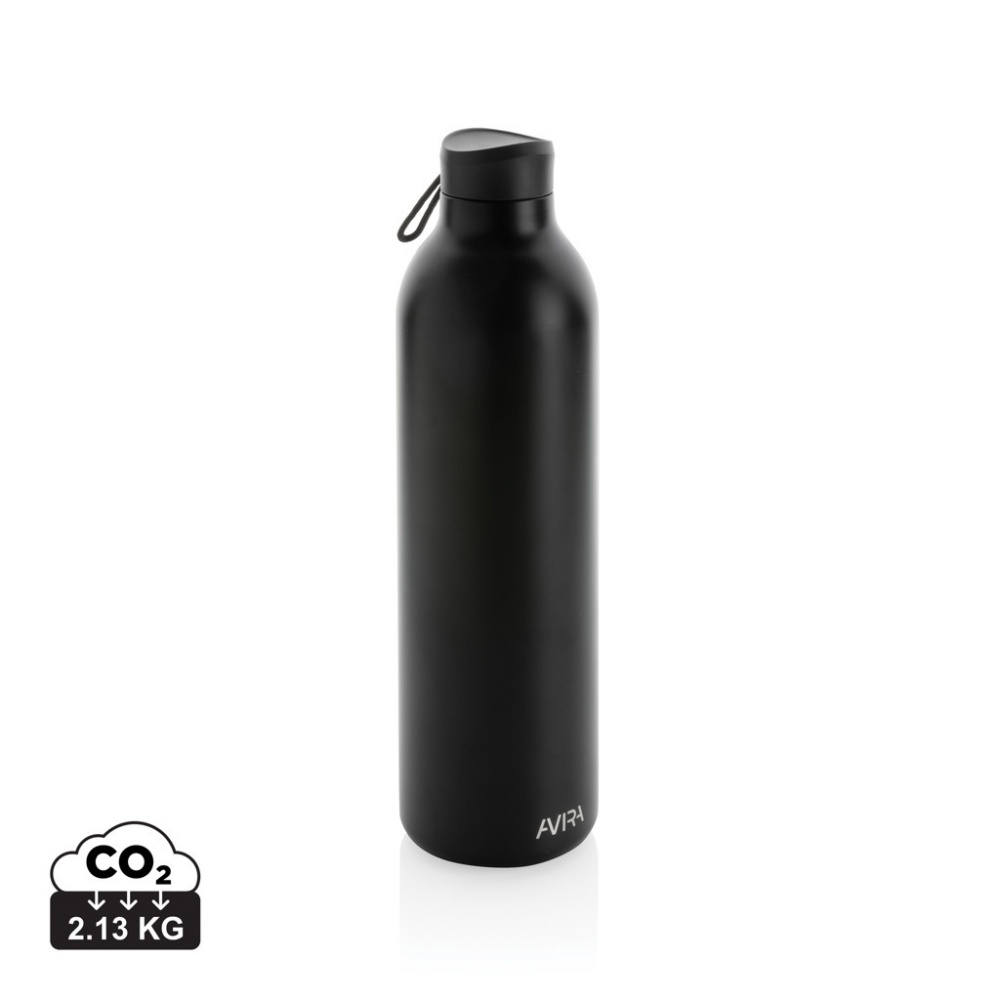 Logo trade promotional merchandise image of: Avira Avior RCS Re-steel bottle 1L