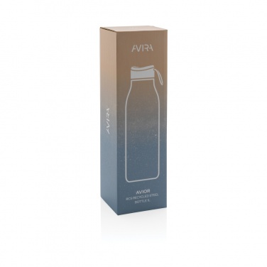 Logo trade advertising products picture of: Avira Avior RCS Re-steel bottle 1L