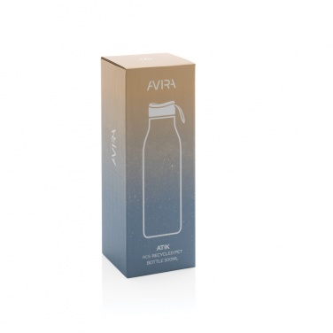 Logo trade promotional merchandise picture of: Avira Atik RCS Recycled PET bottle 500ML