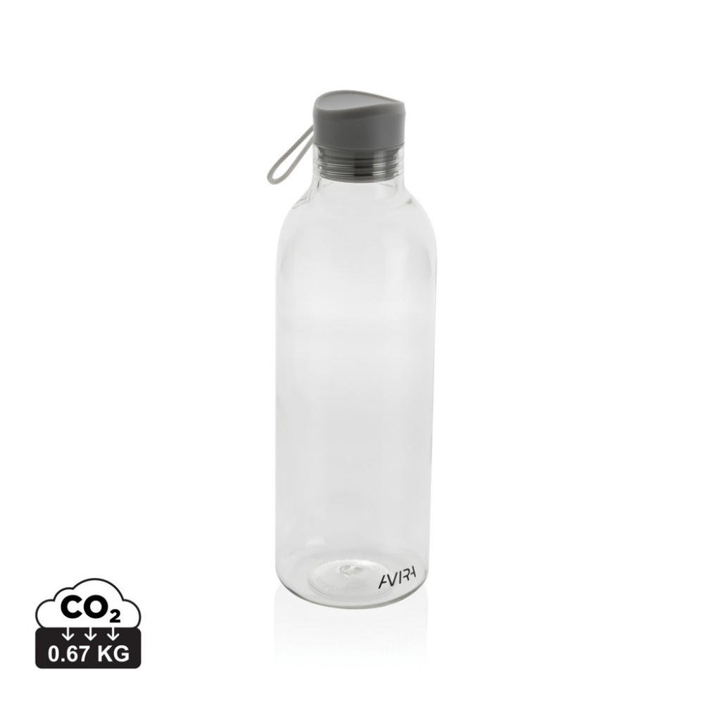 Logo trade corporate gift photo of: Avira Atik RCS Recycled PET bottle 1L