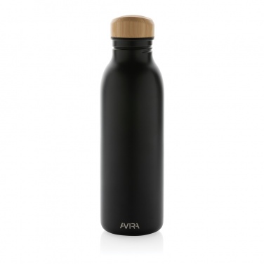 Logo trade promotional merchandise image of: Avira Alcor RCS Re-steel single wall water bottle 600 ML