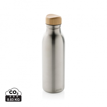 Logotrade promotional item image of: Avira Alcor RCS Re-steel single wall water bottle 600 ML