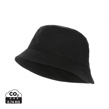 Logo trade advertising products image of: Impact Aware™ 285 gsm rcanvas one size bucket hat undyed