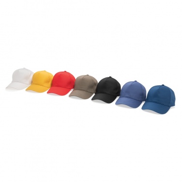 Logotrade promotional gift image of: Impact 5panel 280gr Recycled cotton cap with AWARE™ tracer