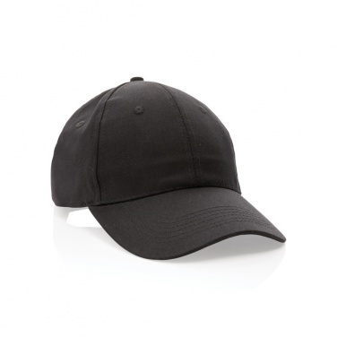 Logo trade promotional merchandise photo of: Impact 6 panel 190gr Recycled cotton cap with AWARE™ tracer