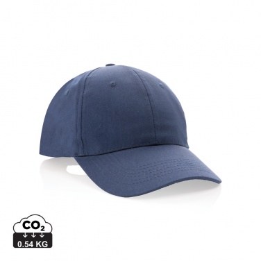 Logo trade promotional item photo of: Impact 6 panel 190gr Recycled cotton cap with AWARE™ tracer