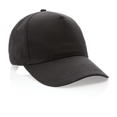 Logo trade advertising products picture of: Impact 5 panel 190gr Recycled cotton cap with AWARE™ tracer