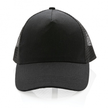 Logotrade promotional giveaway image of: Impact AWARE™ Brushed rcotton 5 panel trucker cap 190gr