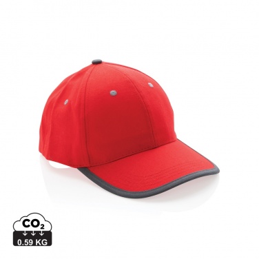 Logotrade promotional giveaway picture of: Impact AWARE™ Brushed rcotton 6 panel contrast cap 280gr