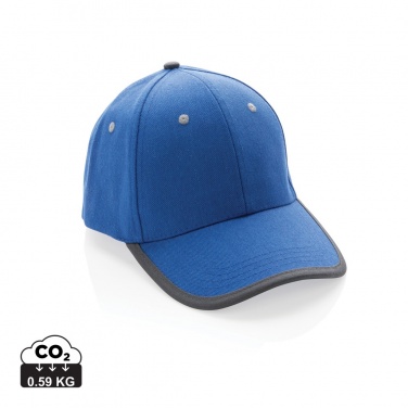 Logo trade promotional merchandise picture of: Impact AWARE™ Brushed rcotton 6 panel contrast cap 280gr