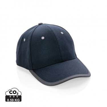 Logo trade promotional products picture of: Impact AWARE™ Brushed rcotton 6 panel contrast cap 280gr