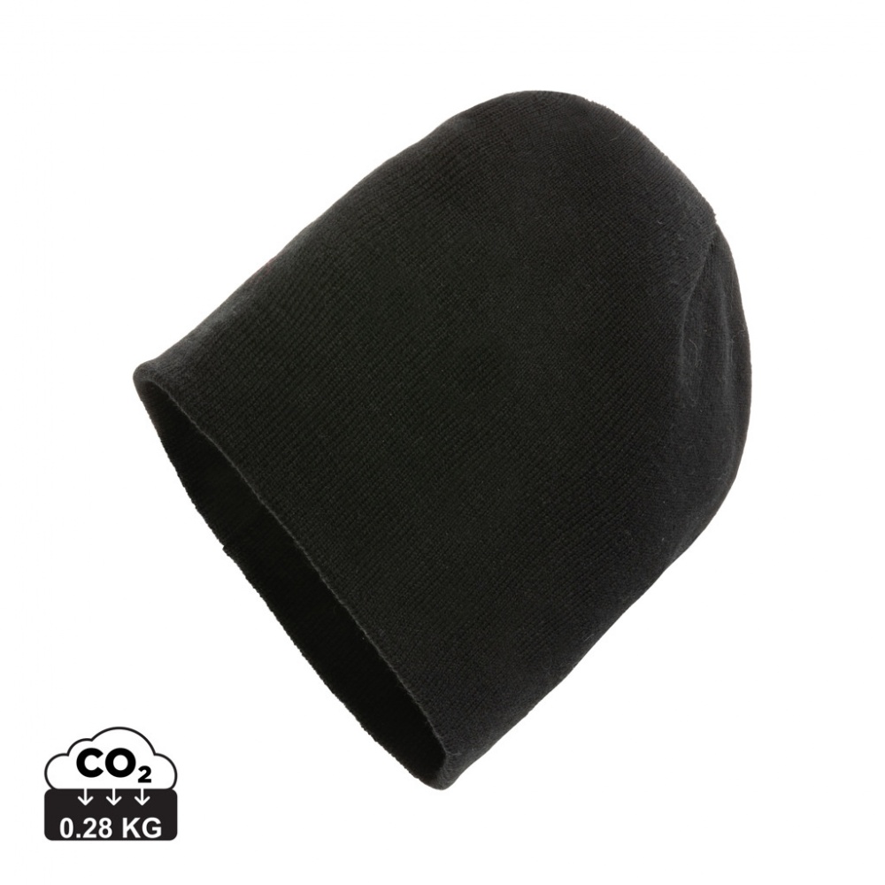 Logo trade promotional merchandise picture of: Impact AWARE™ classic beanie with Polylana®