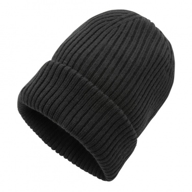 Logotrade advertising product picture of: Impact AWARE™  Polylana® double knitted beanie