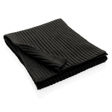 Logotrade promotional product picture of: Impact AWARE™ Polylana® knitted scarf 180 x 25cm