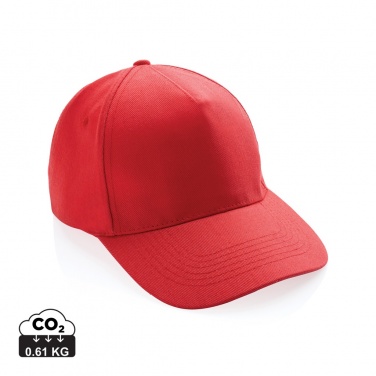 Logo trade advertising products picture of: Impact 5panel 280gr Recycled cotton cap with AWARE™ tracer