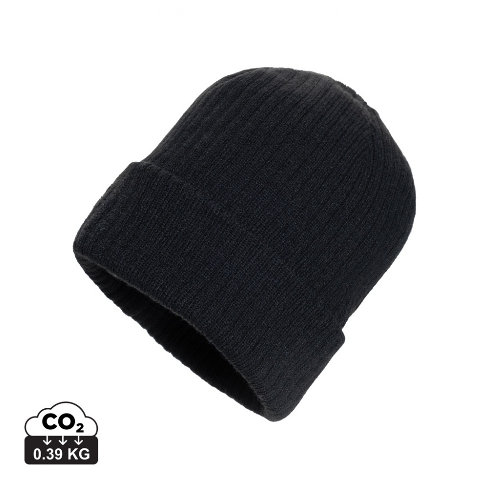 Logo trade promotional items image of: Pryor AWARE™ Polylana® beanie with cuff