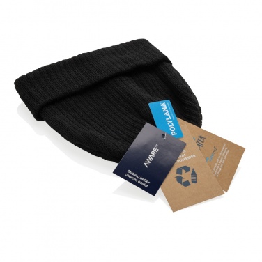 Logo trade promotional giveaways picture of: Pryor AWARE™ Polylana® beanie with cuff