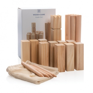 Logo trade promotional product photo of: Wooden kubb set