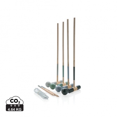 Logo trade corporate gift photo of: Wooden croquet set